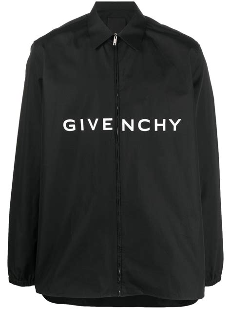 Givenchy zip up shirt